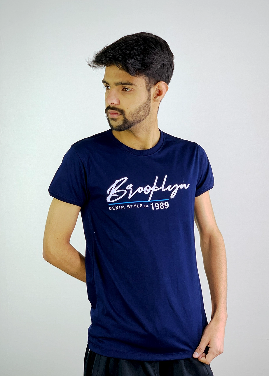basic t shirts pakistan Stylish Aesthetic Graphic Tee, Screen Print