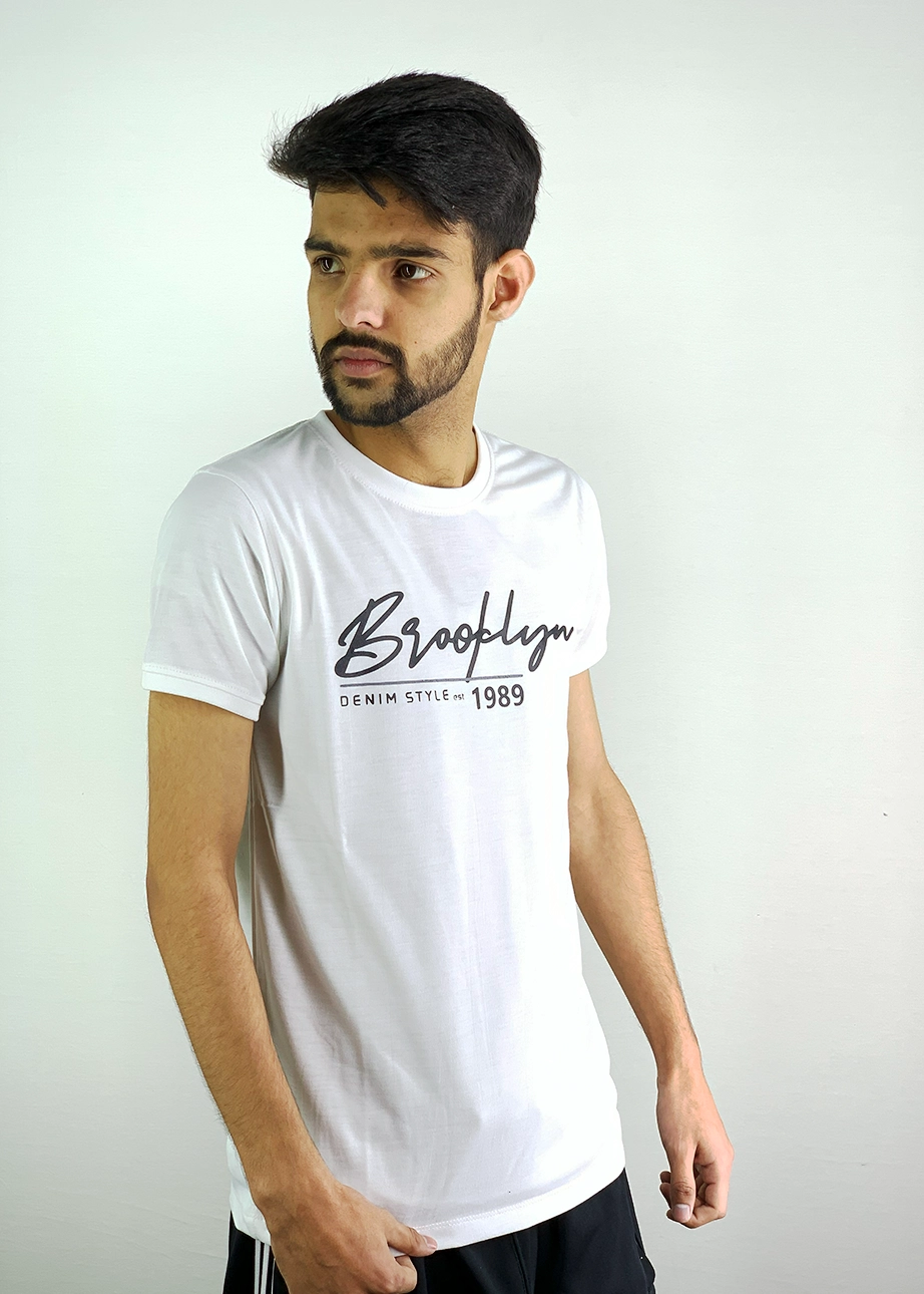 Aesthetic Graphic Tee, Cotton Jersey, Regular Fit