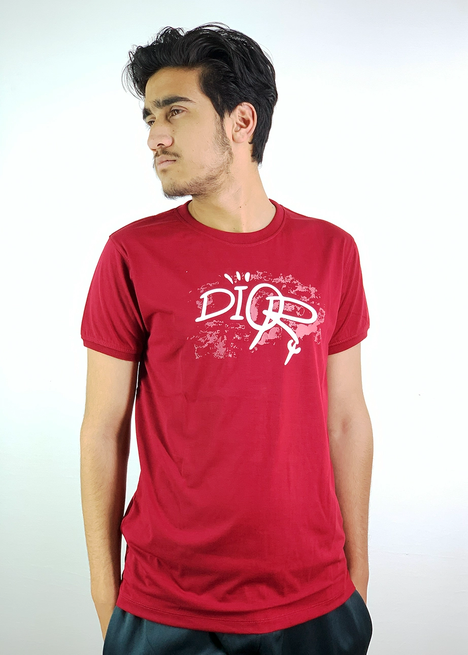 everyday t shirts pakistan Trendy Graphic T-Shirt - Cotton - M, L Sizes