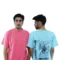 pack of 2 Men's 2-Pack Regular Fit 100% Cotton Aesthetic T-Shirts