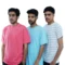 pack of 3 Trendy Men's Cotton Tee Duo | Regular Fit 3-Pack